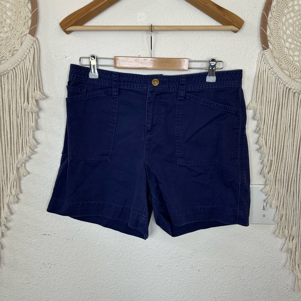 Ralph Lauren Dark Blue Women's Cargo Shorts petite 10